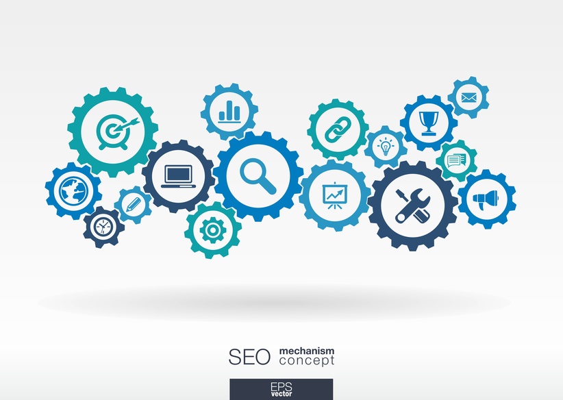 SEO mechanism concept