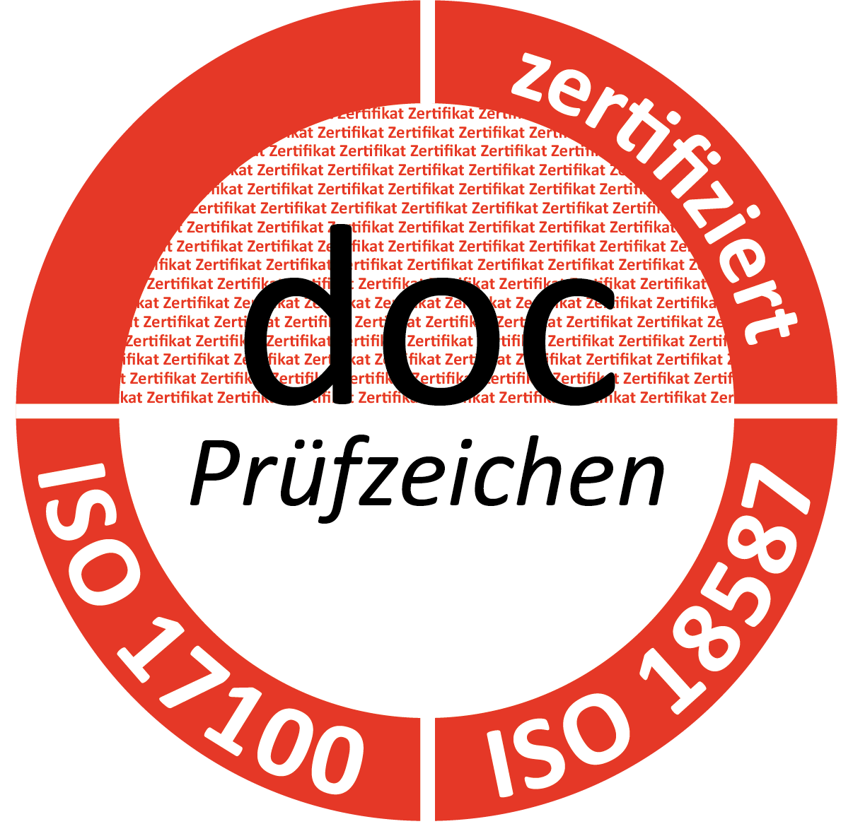 docConsult Prüfzeichen